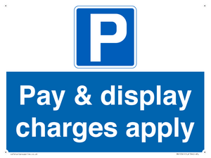 Pay & display charges apply